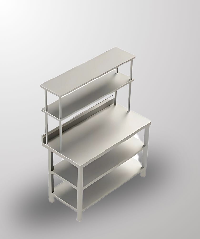 Work Table with 2 U.S. & 2 OHS